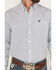 Image #3 - Cinch Men's Geo Print Long Sleeve Button-Down Western Shirt, White, hi-res