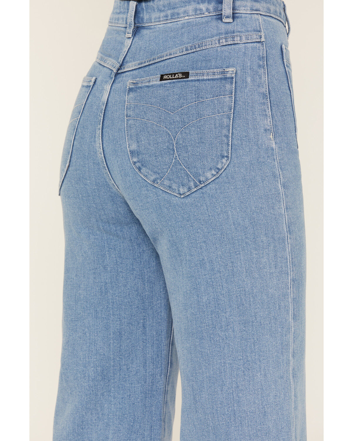 Image #4 - Rolla's Women's Medium Wash High Rise Sailor Jeans, Medium Wash, hi-res