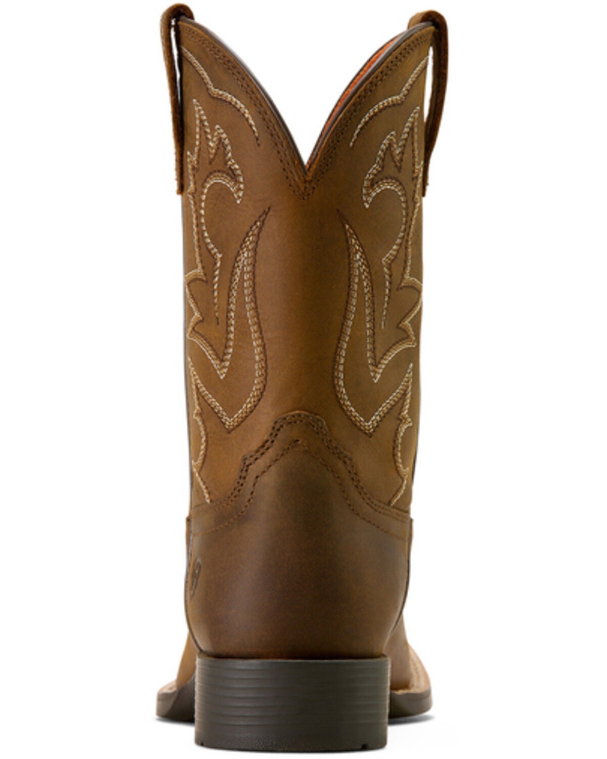 Image #3 - Ariat Boys' Deer Ridge Performance Western Boots - Broad Square Toe, Distressed Brown, hi-res
