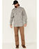 Image #2 - Ariat Men's FR Long Sleeve Button Down Work Shirt - Big and Tall, Silver, hi-res