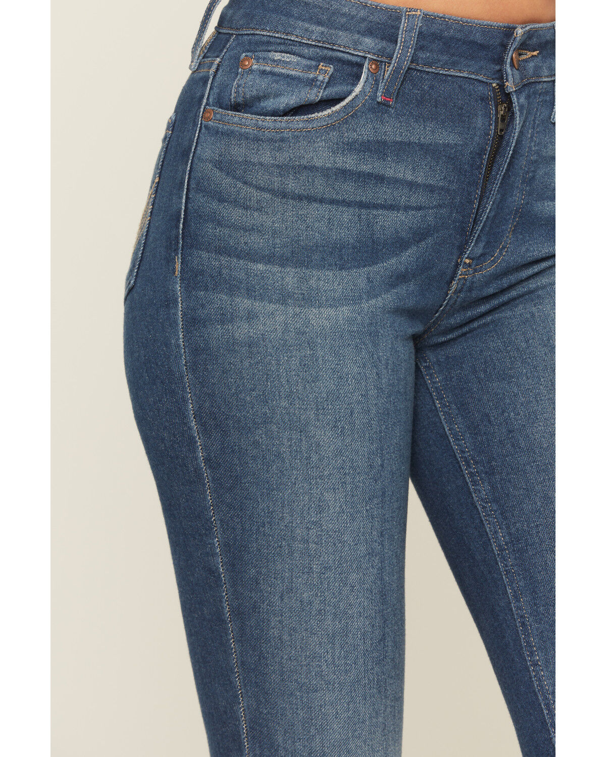 Image #2 - Idyllwind Women's  Legend High Rise Bootcut Stretch Denim Jeans, Dark Wash, hi-res