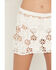 Image #2 - Show Me Your Mumu Women's Offshore Crochet Mini Skirt, White, hi-res