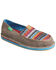 Twisted X Women's Serape Driving Moccasin Shoes - Moc Toe, Grey, hi-res