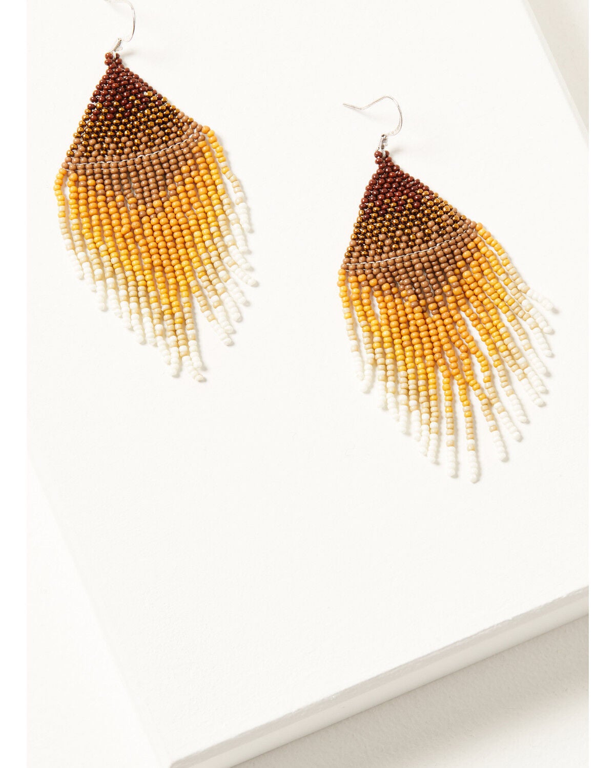 Idyllwind Women's Copperlily Seed Bead Earrings, Brown, hi-res