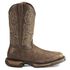 Rocky Men's Long Range Waterproof Pull On Work Boots - Steel Toe, Coffee, hi-res