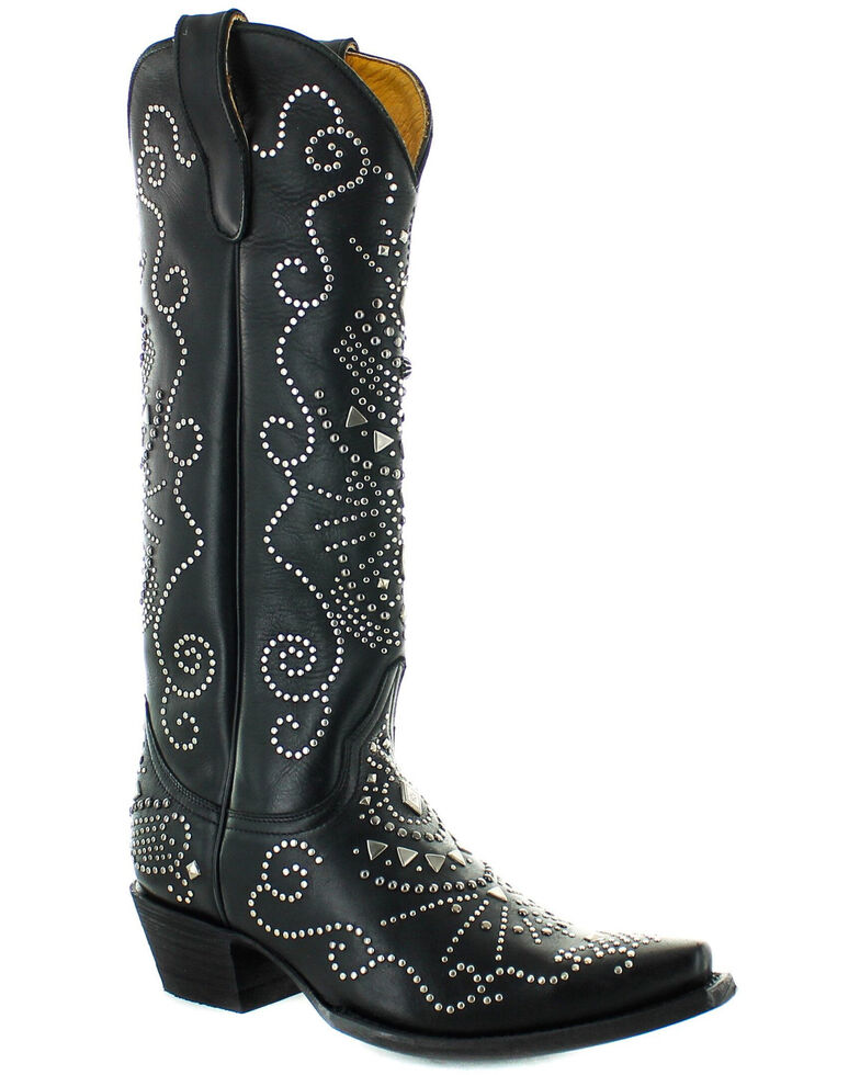 Old Gringo Women's Alyssa Western Boots - Snip Toe, Black, hi-res