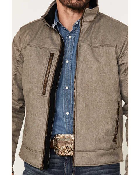 Image #3 - Cowboy Hardware Men's Tech Woodsman Solid Jacket, Beige/khaki, hi-res