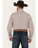Image #4 - Cinch Men's Plaid Print Long Sleeve Button Down Western Shirt , White, hi-res