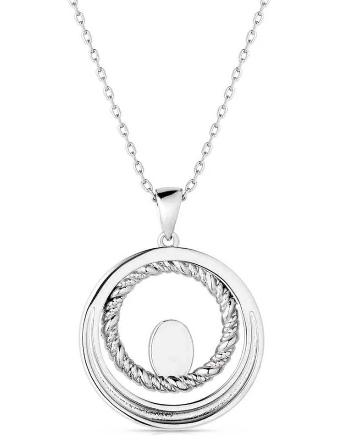 Image #2 - Montana Silversmiths Women's Enchanted Soul Necklace, Silver, hi-res