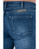 Cowgirl Tuff Women's Medium Wash Natural Waist Trousers, Blue, hi-res
