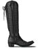 Image #2 - Lane Women's Lexington Knee High Corset Western Boots - Snip Toe, Jet Black, hi-res