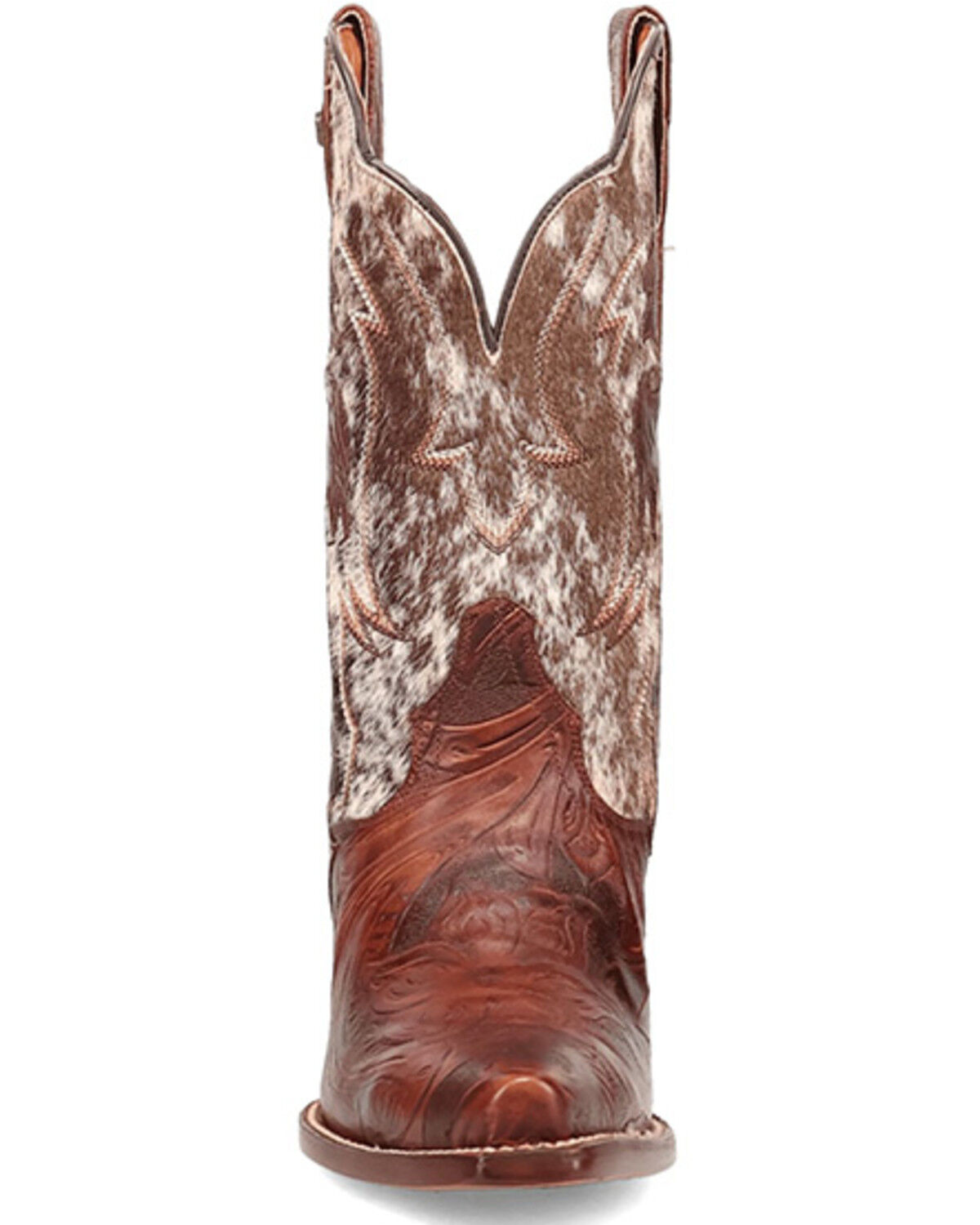 Image #4 - Dan Post Women's Andrinna Western Boots - Snip Toe, Brown, hi-res