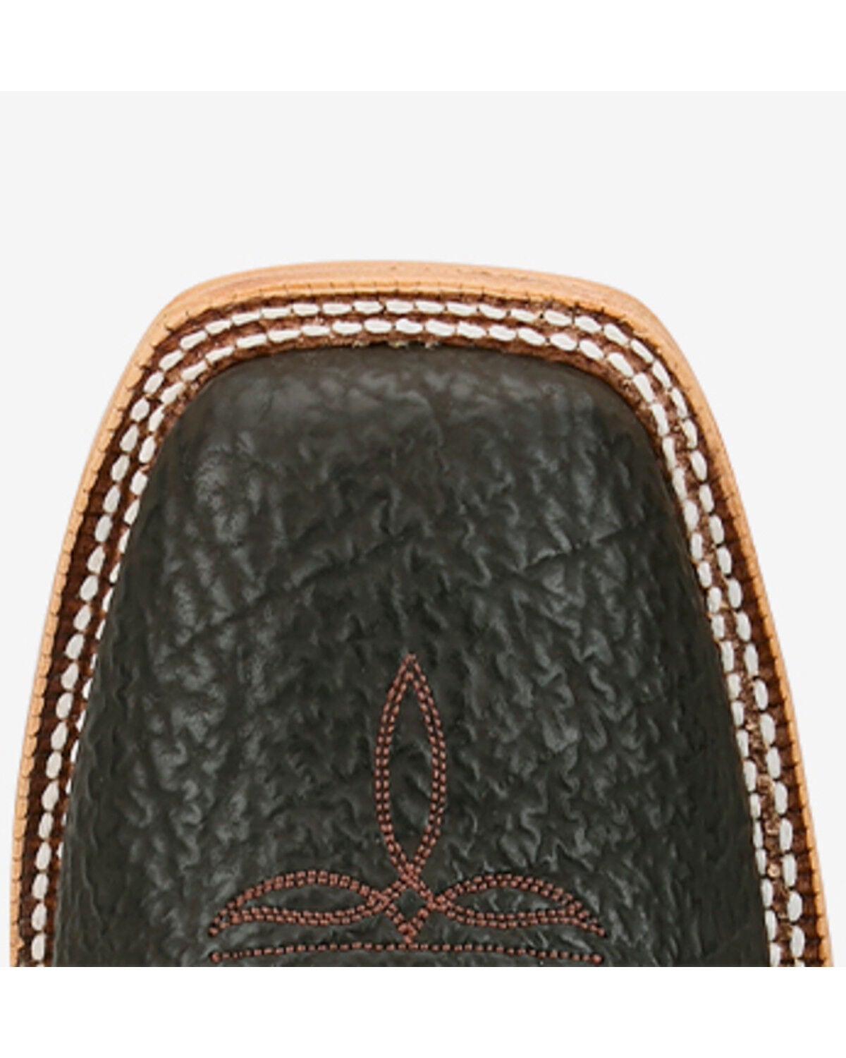 Image #5 - Tony Lama Men's Armando Exotic Shark Western Boots - Broad Square Toe, Chocolate, hi-res