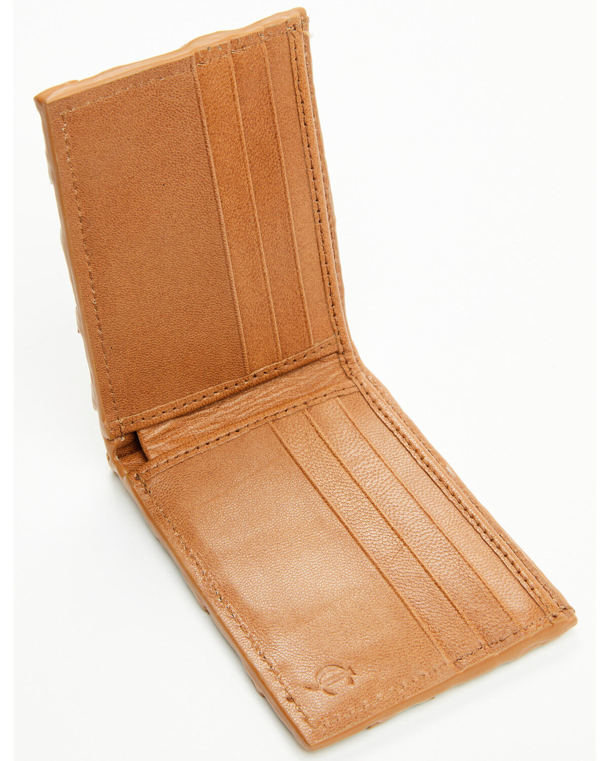 Image #2 - Cody James Men's Brownie Exotic Pirarucu Bifold Wallet, Lt Brown, hi-res
