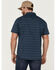 Image #4 - Flag & Anthem Men's Scottsdale Navy Southwestern Print Short Sleeve Snap Western Shirt , Navy, hi-res