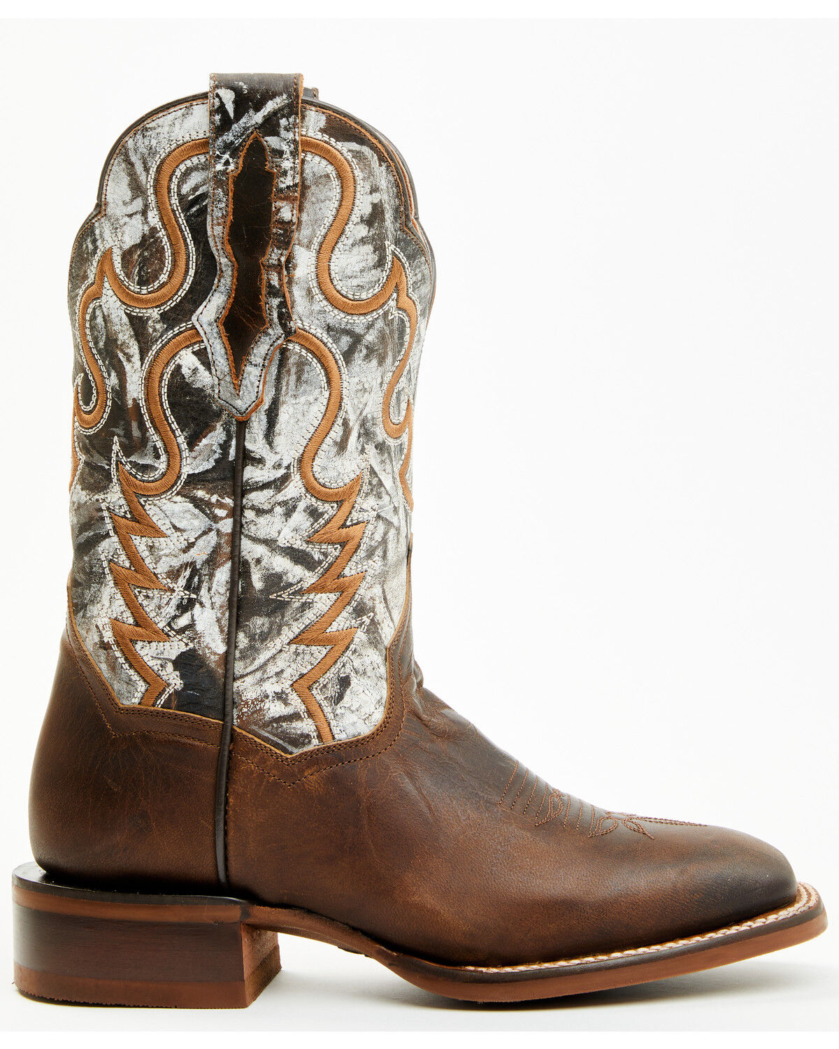 Image #2 - Dan Post Women's Tess Western Boots - Square Toe, Brown, hi-res