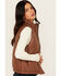 Image #2 - Ariat Women's Puff Vest, Brown, hi-res
