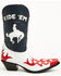 Image #2 - Dingo Women's Cowgirl Western Boots - Snip Toe, Multi, hi-res