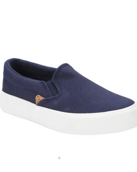 Lamo Footwear Boys' Piper Slip-On Casual Shoes - Round Toe , Navy, hi-res