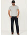 Image #1 - Brothers and Sons Men's Cochise Dark Wash Slim Straight Stretch Denim Jeans, Dark Wash, hi-res