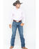 Ariat Men's Pink Dayne Mini Striped Long Sleeve Shirt - Big & Tall , Pink, hi-res