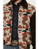 Image #3 - Cripple Creek Men's Brown Navajo Blanket Print Snap-Front Bomber Jacket, Brown, hi-res