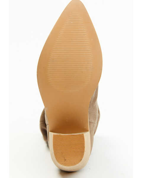 Image #7 - Cleo + Wolf Women's Dani Western Booties - Pointed Toe, Taupe, hi-res