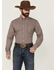 Image #1 - Cinch Men's Geo Print Long Sleeve Button-Down Western Shirt, Multi, hi-res