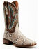 Image #1 - Dan Post Women's Back Cut Natural Python Exotic Western Boot - Broad Square Toe, Natural, hi-res