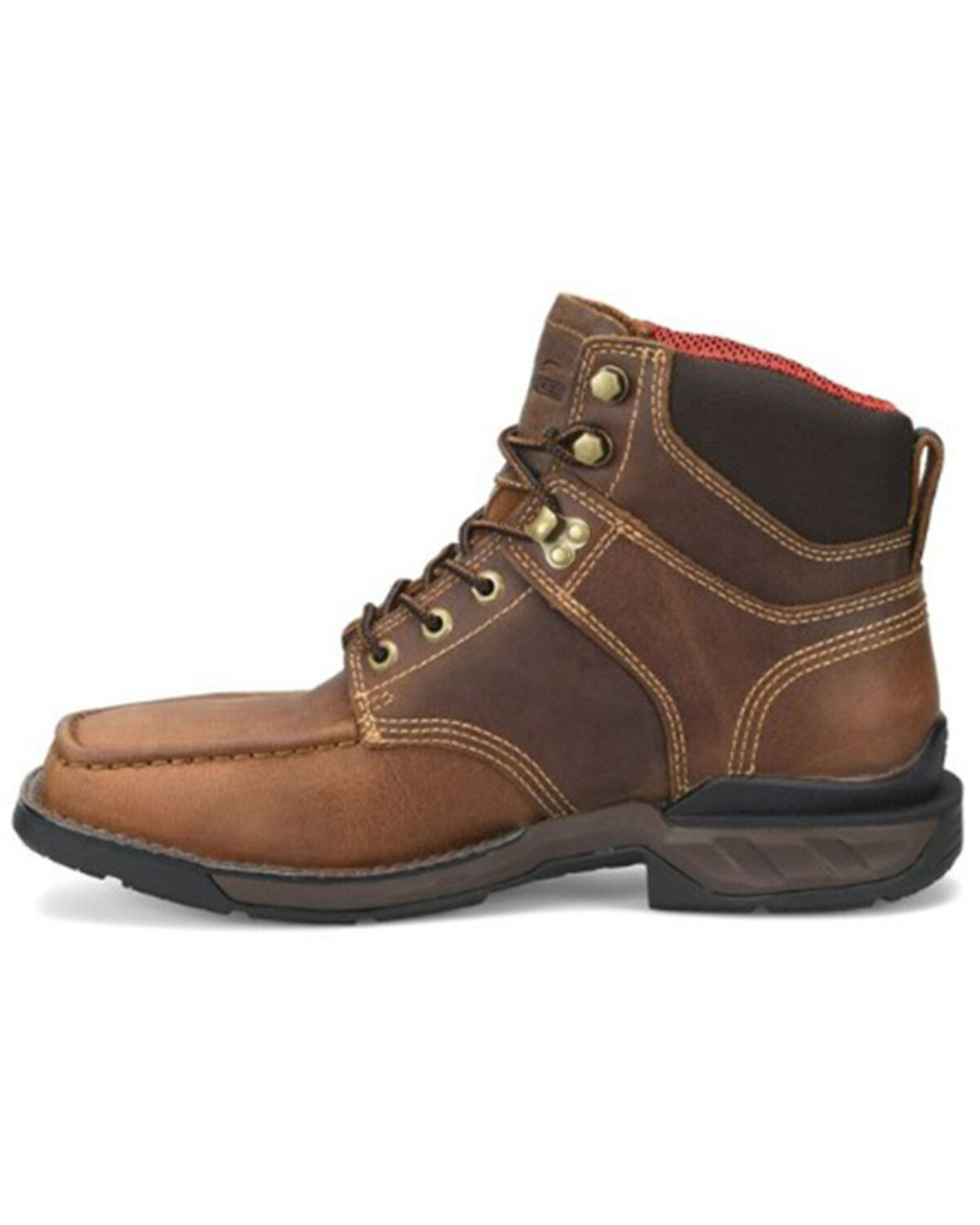 Image #2 - Double H Men's Phantom Rider 6" Work Boots - Composite Toe, Medium Brown, hi-res