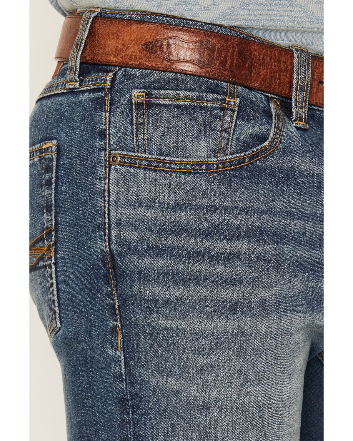 Image #2 - Cody James Men's Roadrunner Wash Jackson Slim Straight Stretch Denim Jeans, Medium Wash, hi-res