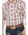 Image #3 - Wrangler Men's Plaid Print Long Sleeve Snap Western Shirt, Red, hi-res
