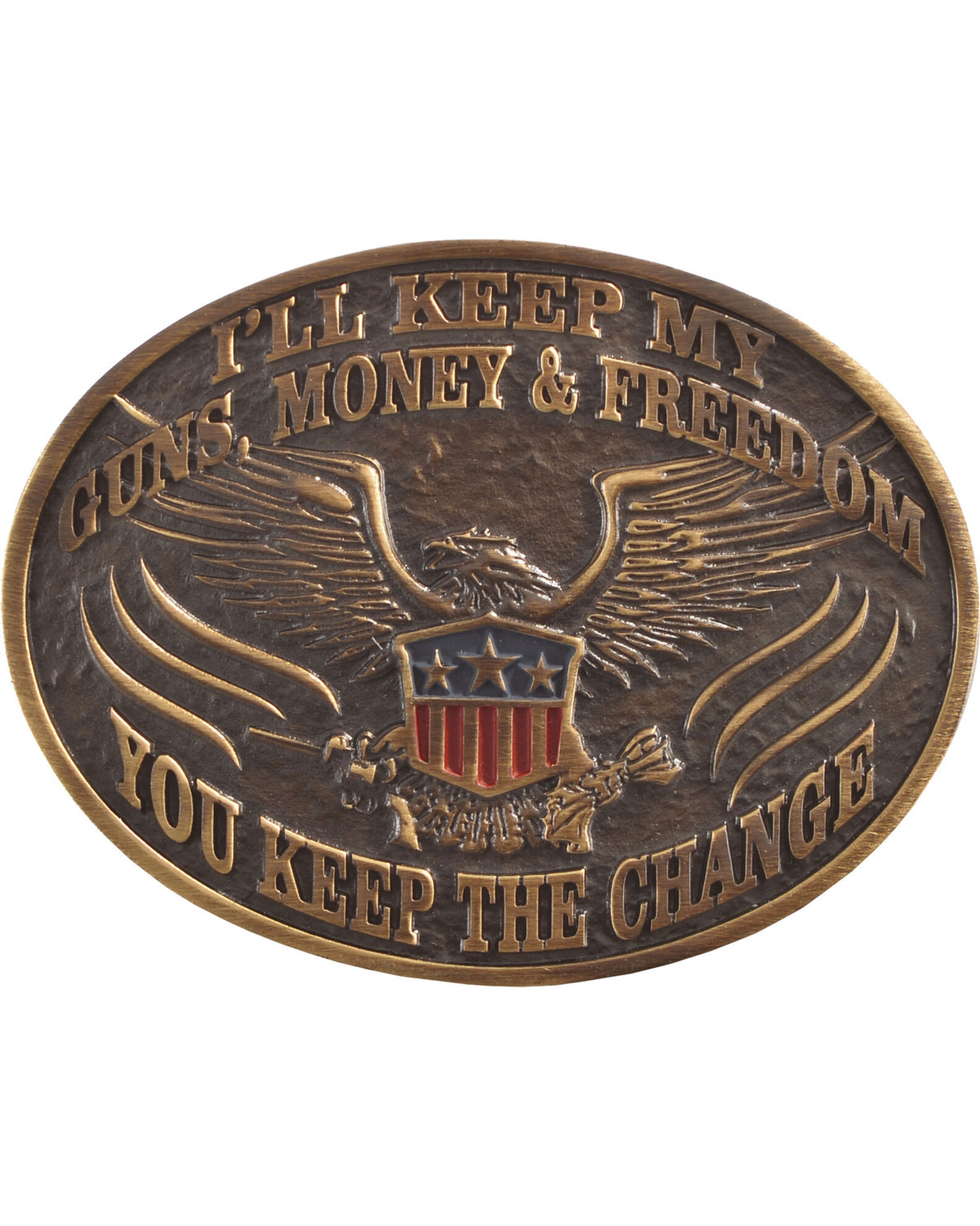 Change belt buckle store