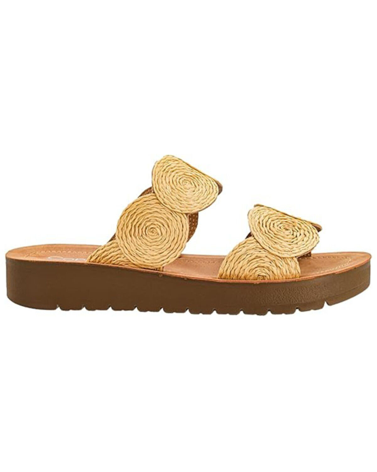 Image #2 - Corkys Women's Cheer Beaches Sandals, Natural, hi-res