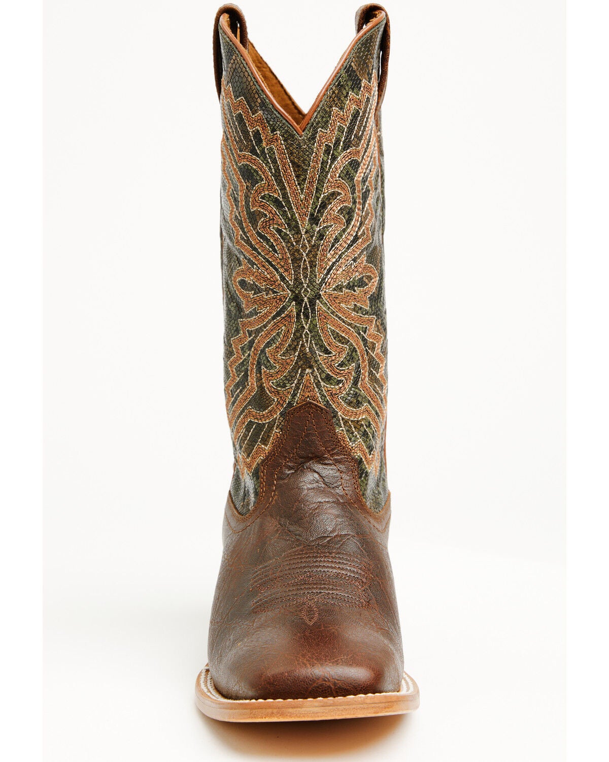 Image #4 - Ariat Men's Sting Western Boots - Broad Square Toe, Cognac, hi-res