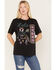 Image #1 - Idyllwind Women's Quail Let's Rodeo Short Sleeve Graphic Tee, Black, hi-res