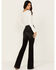 Image #3 - Idyllwind Women's Shadow Lane Mid Rise Debbie Stretch Bootcut Jeans, Black, hi-res