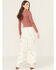 Image #3 - Rock & Roll Denim Women's Floral Embroidered Midi Skirt, Natural, hi-res