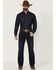 Image #1 - Ariat Men's M5 Turner Dexter Dark Wash Straight Stretch Denim Jeans, Dark Wash, hi-res
