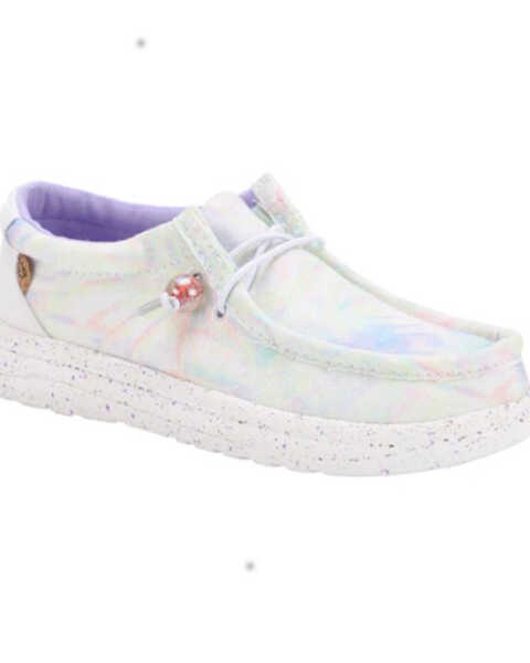 Lamo Footwear Girls' Tie Dye Paulie Casual Shoes - Moc Toe, Multi, hi-res