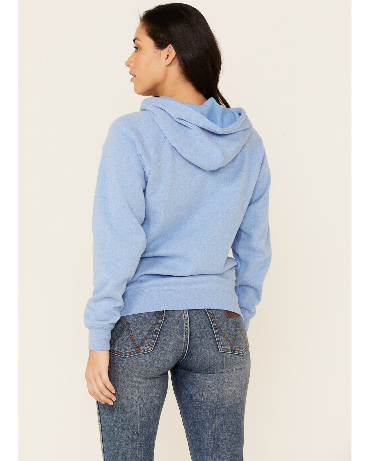 light blue graphic sweatshirt