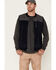 Image #1 - Wrangler ATS Men's All-Terrain Dark Sapphire Fleece Zip-Front Bomber Vest , Blue, hi-res