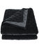 Image #2 - HiEnd Accents Black Stella Faux Silk Velvet 3-Piece King Quilt Set, Black, hi-res