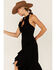 Image #3 - Scully Women's Peruvian Cotton Halter Dress, Black, hi-res