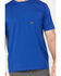 Image #3 - Ariat Men's Rebar Workman Born For This Short Sleeve T-Shirt, Royal Blue, hi-res
