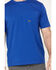 Image #3 - Ariat Men's Rebar Workman Born For This Short Sleeve T-Shirt, Royal Blue, hi-res