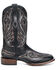 Image #2 - Corral Men's Inlay Embroidered Western Boots - Broad Square Toe, Black, hi-res