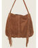 Image #2 - Avondayle Women's Suede Mini Tote with Fringe, Brown, hi-res