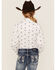 Image #4 - Ariat Girls' R.E.A.L Thunderbird Print Long Sleeve Stretch Snap Western Shirt, White, hi-res