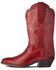 Image #2 - Ariat Women's Rosy Red Heritage R Toe Stretch Fit Full-Grain Western Boot - Round Toe, Red, hi-res